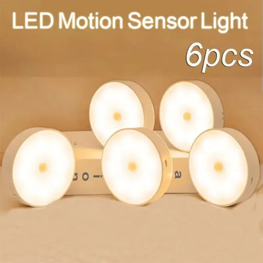PIR Motion Sensor LED Night Light USB Rechargeable Night Lamp - AAD Trade